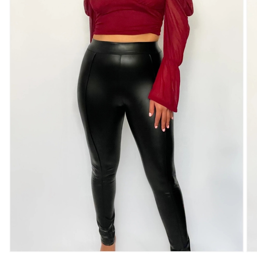 Mia Rose faux leather pants